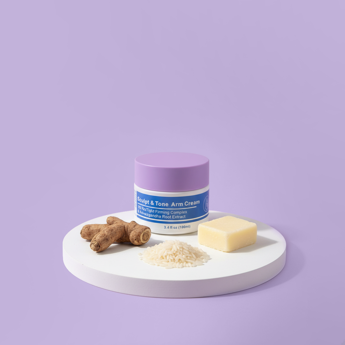 Sculpt & Tone Arm Cream Ashwagandha Root Extract Rice Protein